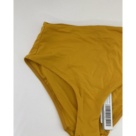 NWT Everlane ReNew Womens High Rise‎ Hipster Bikini Bottoms Size XXS Yellow - Picture 4 of 7